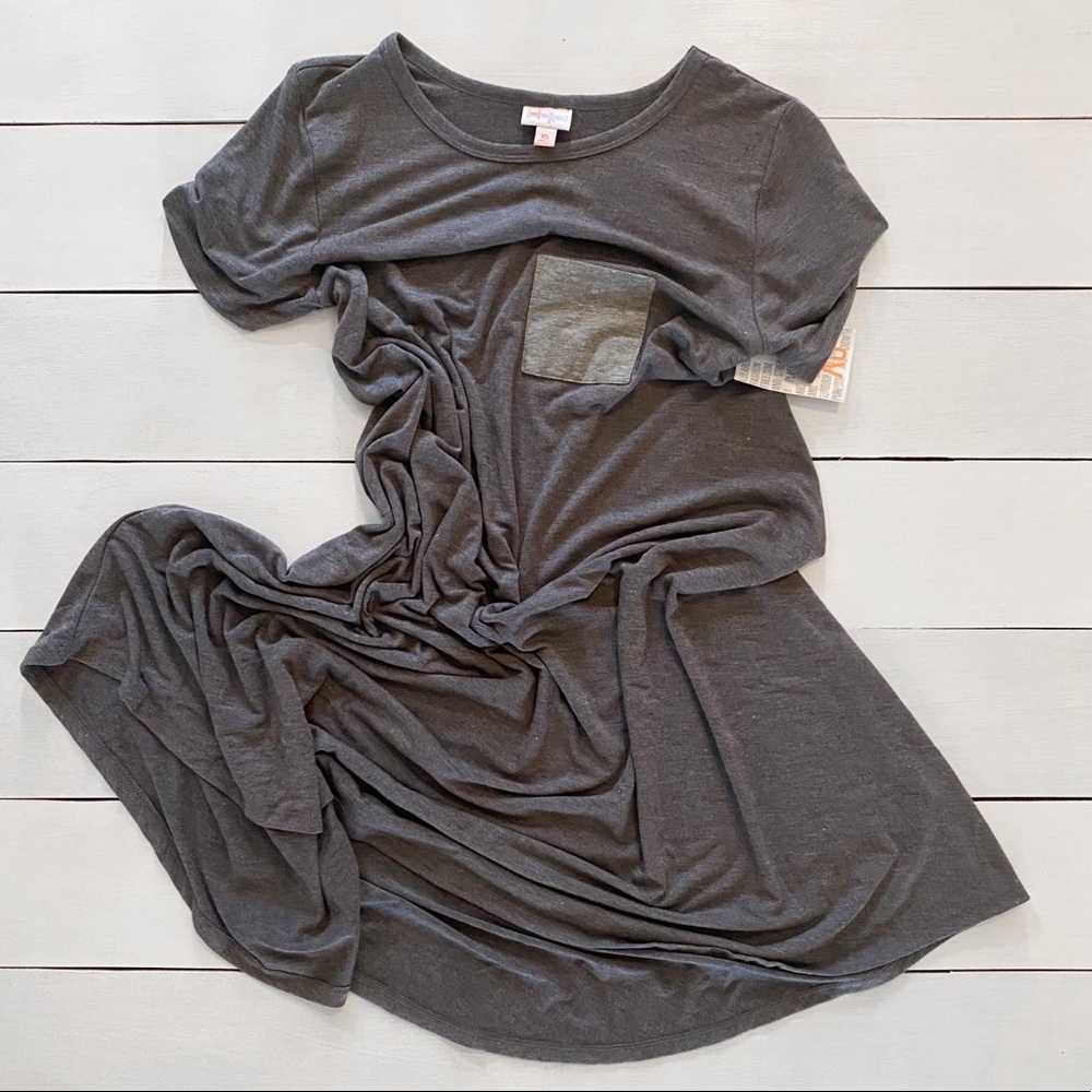 LuLaRoe / Soft Gray Carly Dress